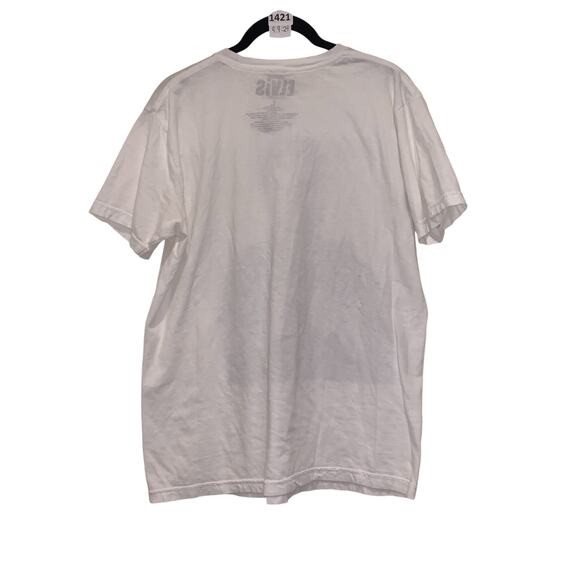 Elvis T-shirt, Casual, White Tee, Elvis, L, White, Gray, Black - Picture 3 of 3